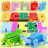 Transformer Combiners​ Toys Learning Alphabet A to Z, Letters​, Animal, Dinosaur