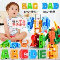 kids playing Transformer Toys Alphabet A to Z, Letters_, Animal, Dinosaur 2