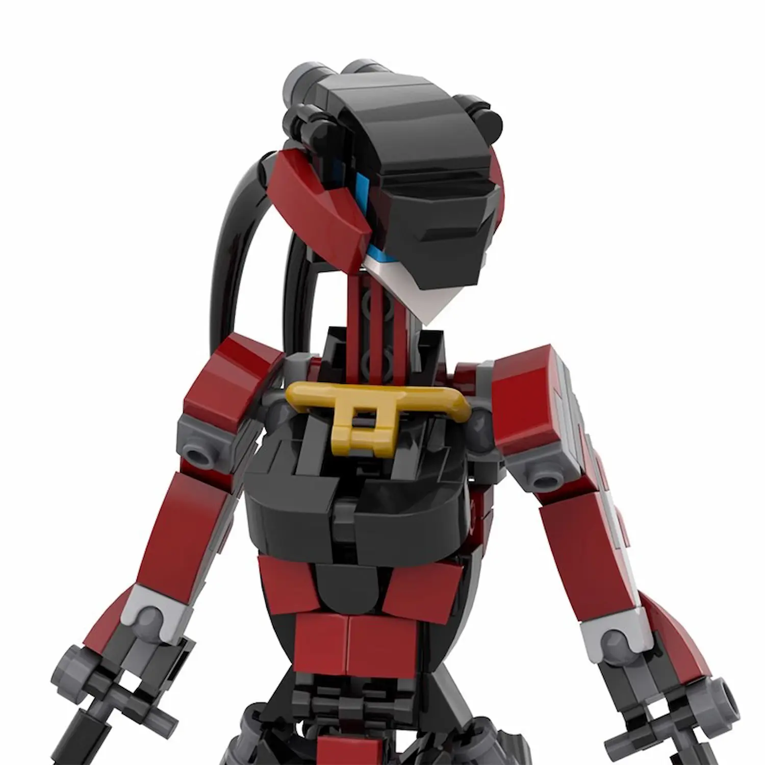 MOC – Ninja Mech Girl(LEGO Alternative Bricks)