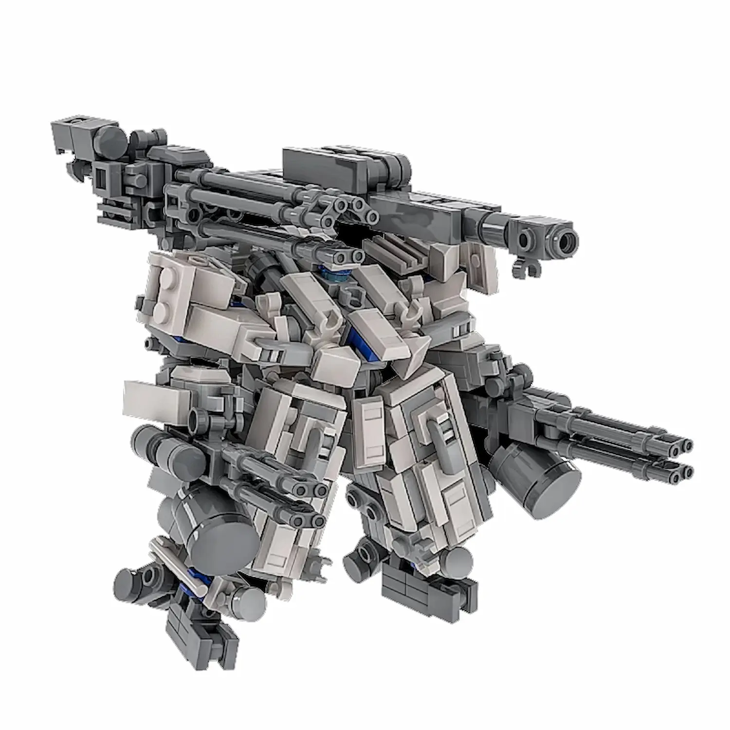 MOC – Military Sci-Fi Mecha(LEGO Alternative Bricks)