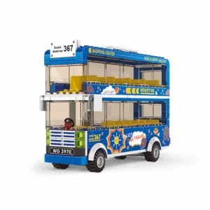 wange block 3970 Blue Double Decker Bus​ LEGO Alternative Bricks