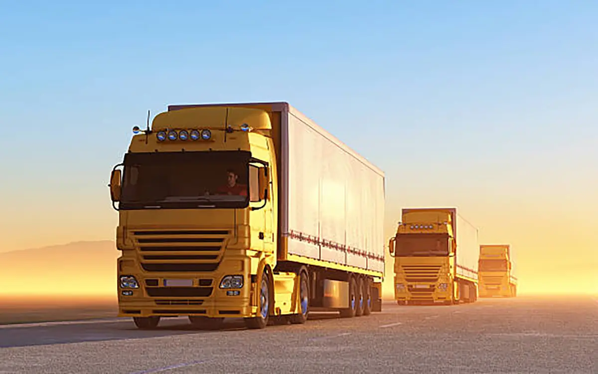 yellow truck