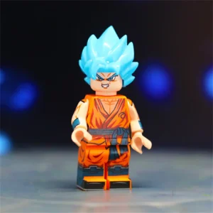 Minifigure - Son Goku Super Saiyan God Blue (LEGO Alternative)