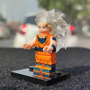 Custom Piece - Goku Super Saiyan 3 White Hair - 3D Print for LEGO