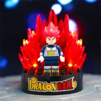 Light Kits​ Display Stand - Red - for LEGO Dragon Ball Minifigures