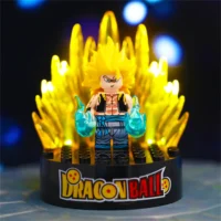 Light Kits​ Display Stand - Green - for LEGO Dragon Ball Minifigures