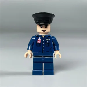 Minifigure – Male Hong Kong Police Officer Policeman (LEGO Alternative)