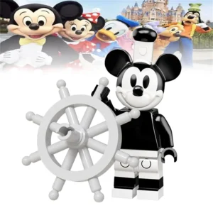 Minifigure – Steamboat Willie Mickey Mouse (LEGO Alternative)