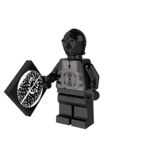 Minifigure – Black Protocol Droid (LEGO Alternative)