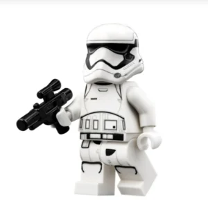 Minifigure - First Order stormtrooper with Black Laser Gun (LEGO Alternative)