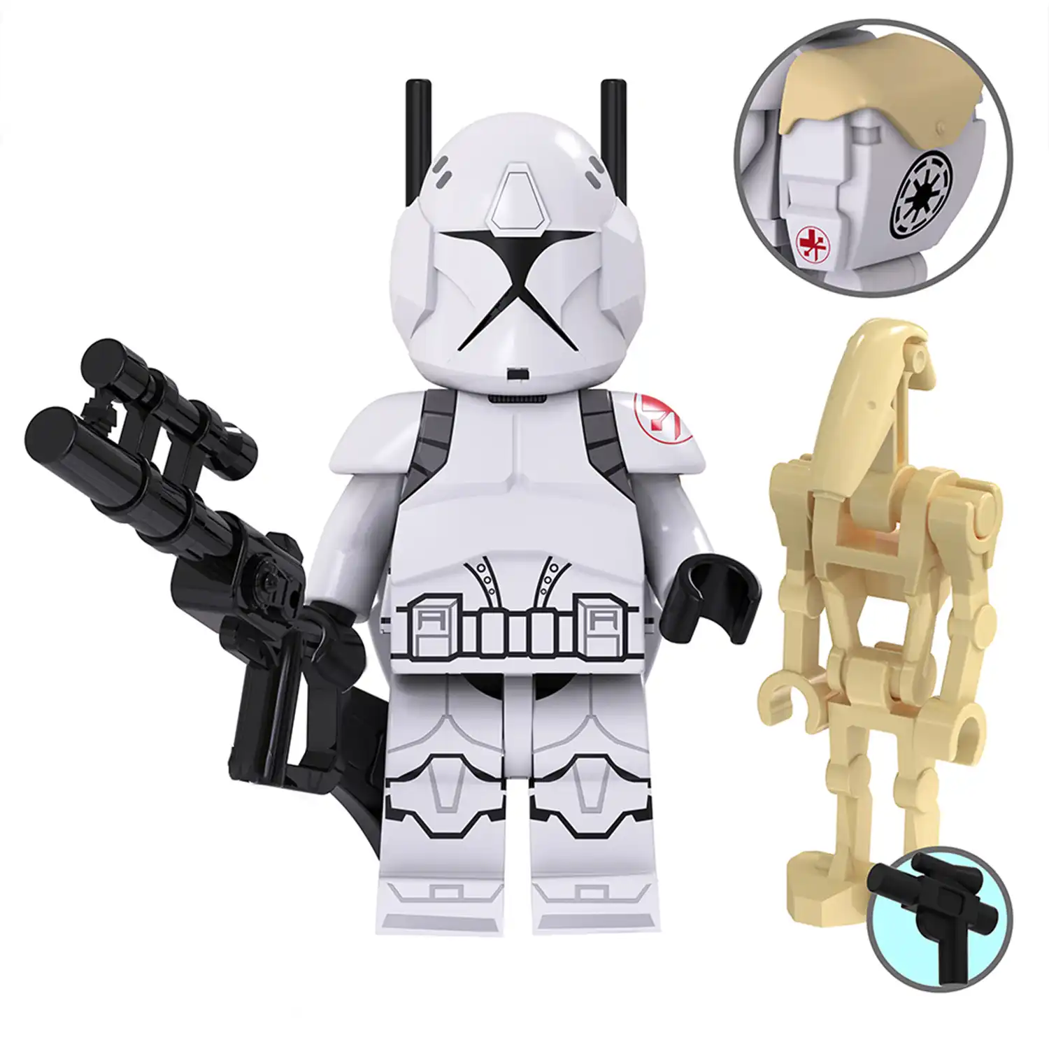 Minifigure – Clone Trooper Medic (LEGO Alternative)