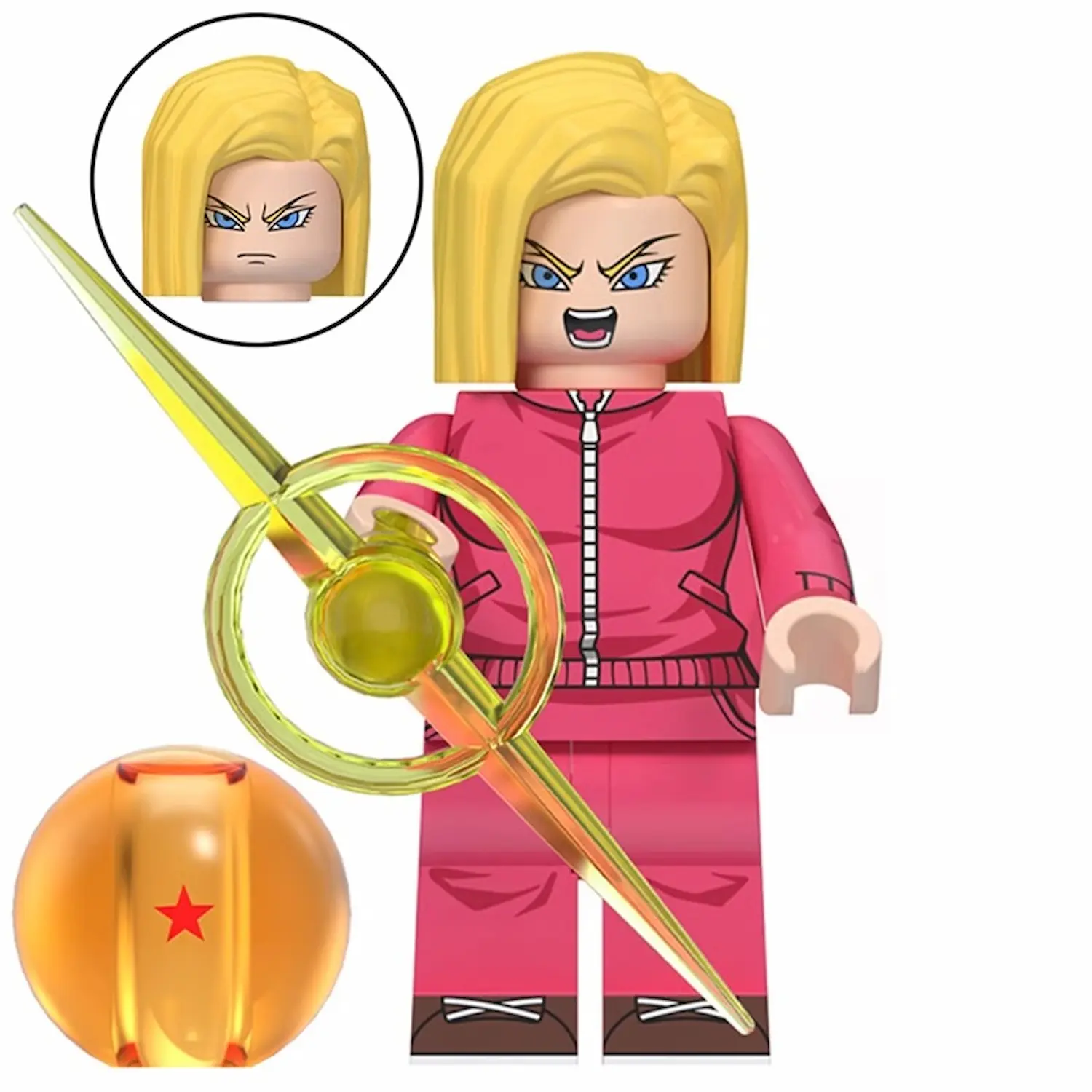 Minifigure - Android 18​ (LEGO Alternative)