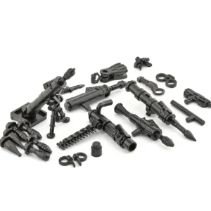Custom Piece Miniature – military heavy weapons black – 3D Print for LEGO minifigure