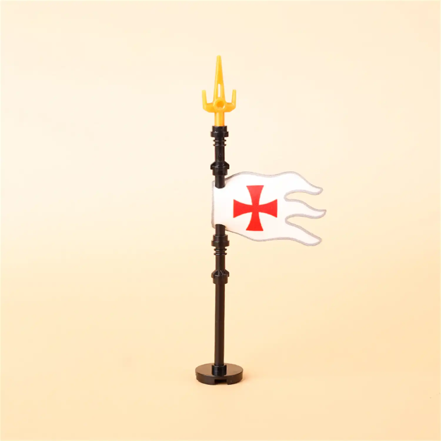 Custom Piece – Crusader knight Templar faction flag – 3D Print for LEGO