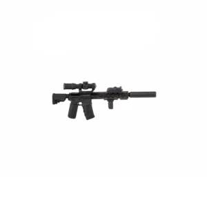 Custom Piece – Daniel Defense DDM4 V7S AR 15 rifle with 4x scope – 3D Print for LEGO minifigure