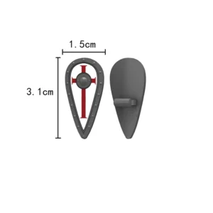 Custom Piece – heater shield Hospitaller Crusader – 3D Print for LEGO