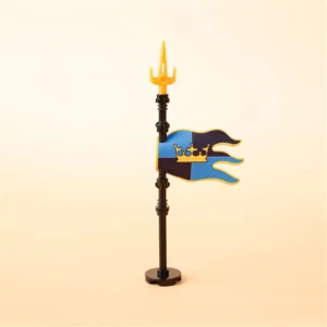 Custom Piece – royal or noble faction flag – 3D Print for LEGO