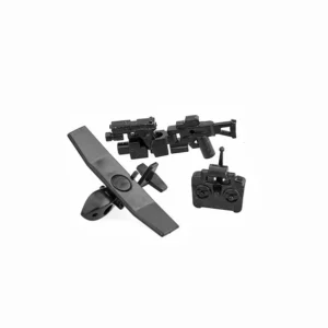Custom Piece – unmanned aerial vehicle UAV black – 3D Print for LEGO Minifigure