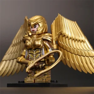 Minifigure Asgardian female warrior gold LEGO Alternative