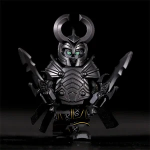 Minifigure Asgardian warrior or guard black LEGO Alternative