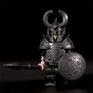 Minifigure Asgardian warrior or guard black LEGO Alternative