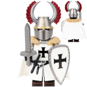Minifigure – Teutonic Knight (LEGO Alternative)
