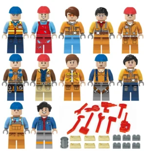 Minifigures – construction and engineering people (LEGO Alternative) 2
