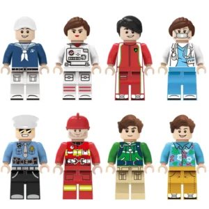 Minifigures – urban professions and citizen (LEGO Alternative)