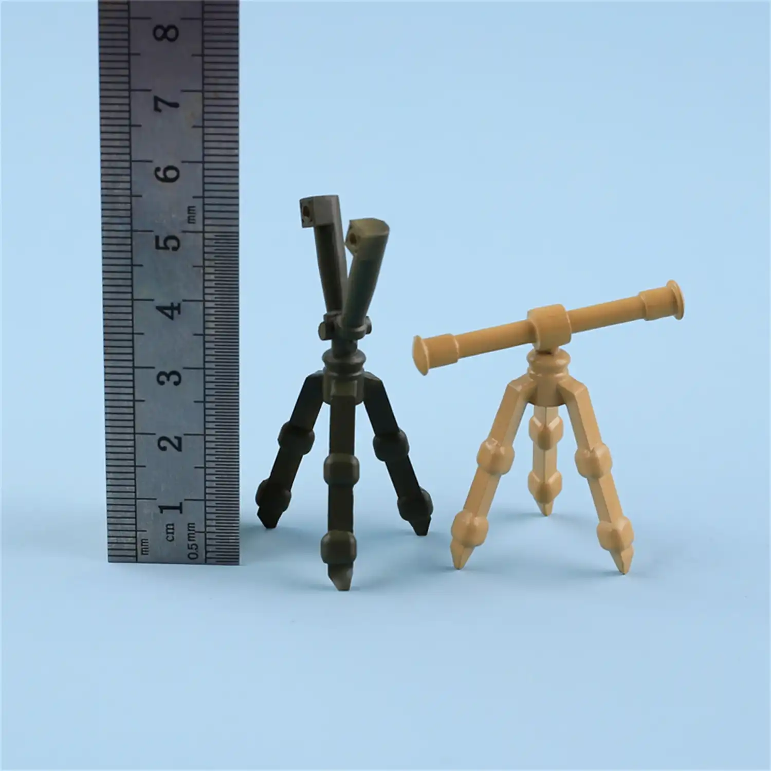 Custom Piece Miniature – artillery telescope observation scope brown – 3D Print for LEGO Minifigure