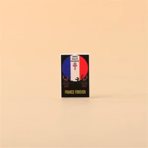 Custom Piece – propaganda poster supporting the Free French Forces during World War II – 3D Print for LEGO minifigure