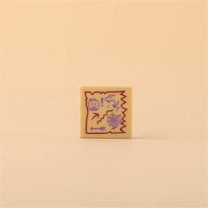 Custom Piece – treasure map – 3D Print for LEGO minifigure