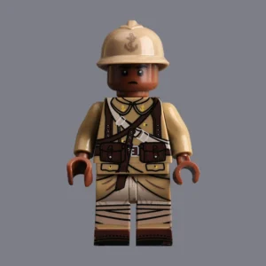 Minifigure - Senegalese Tirailleur Infantryman French Colonial Army (LEGO Compatible)