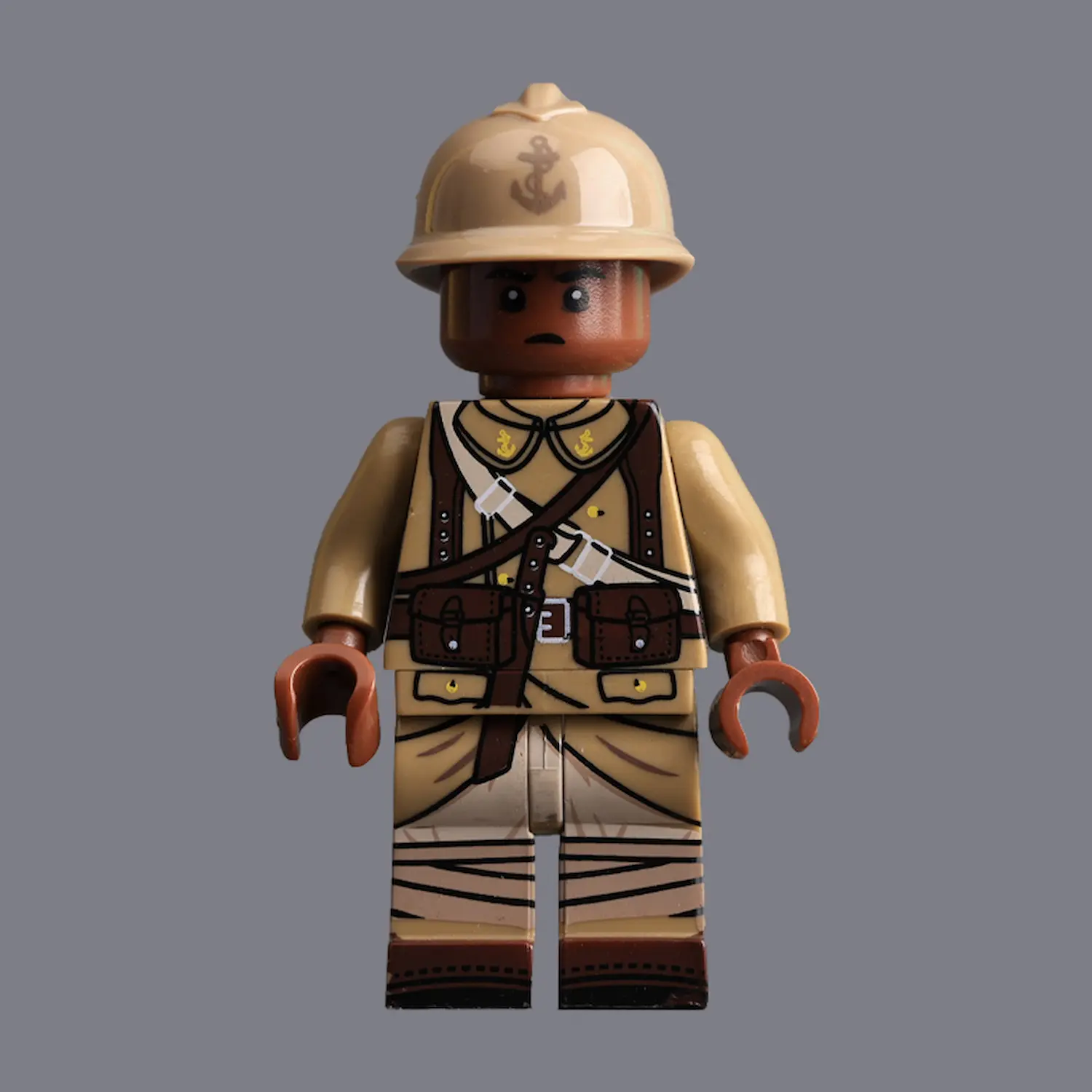 Minifigure - Senegalese Tirailleur Infantryman French Colonial Army (LEGO Compatible)