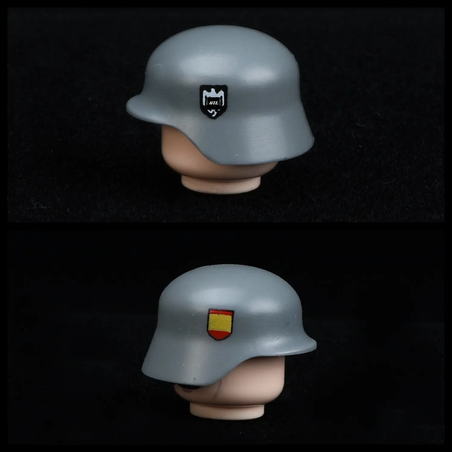 Custom Piece Miniature – German M35 M40 Stahlhelm steel helmet World War II – 3D Print for LEGO minifigure