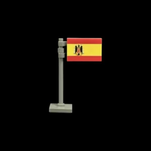 Custom Piece – Spain national flag Francoist era – 3D Print for LEGO minifigure
